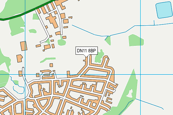 DN11 8BP map - OS VectorMap District (Ordnance Survey)