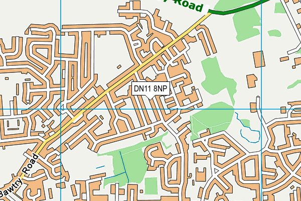 DN11 8NP map - OS VectorMap District (Ordnance Survey)