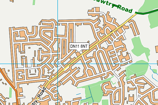 DN11 8NT map - OS VectorMap District (Ordnance Survey)