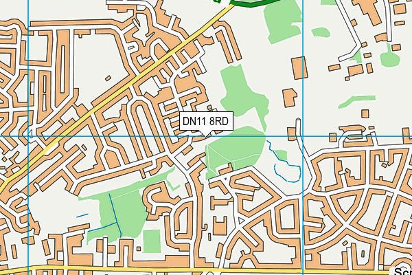 DN11 8RD map - OS VectorMap District (Ordnance Survey)