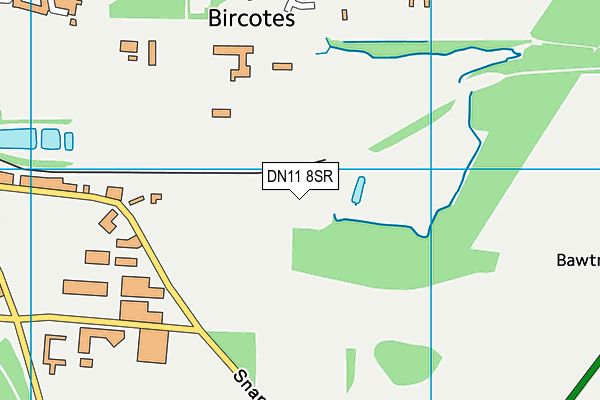 DN11 8SR map - OS VectorMap District (Ordnance Survey)