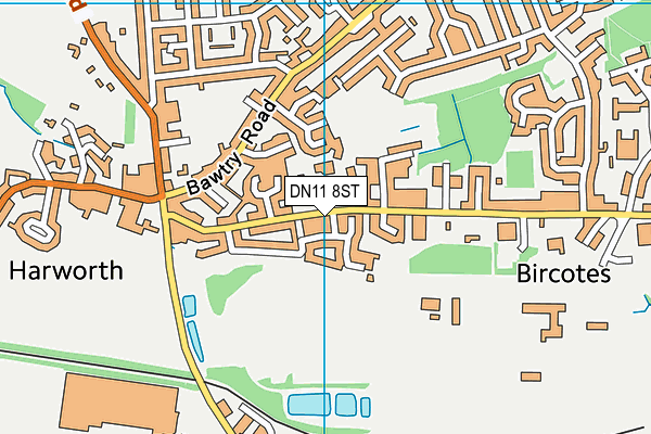 DN11 8ST map - OS VectorMap District (Ordnance Survey)