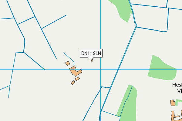 DN11 9LN map - OS VectorMap District (Ordnance Survey)