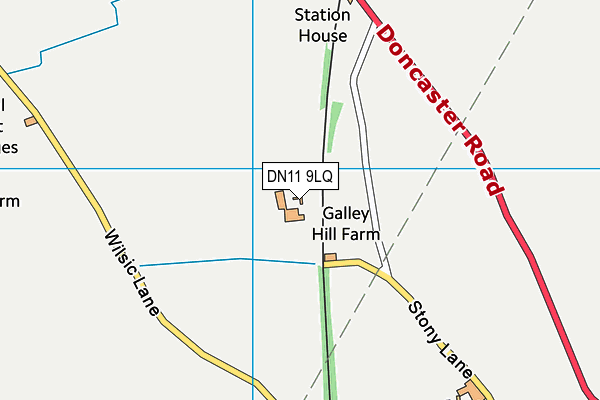 DN11 9LQ map - OS VectorMap District (Ordnance Survey)