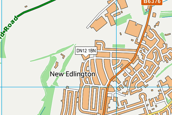 Edlington Victoria Academy map (DN12 1BN) - OS VectorMap District (Ordnance Survey)