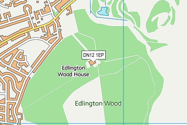 DN12 1EP map - OS VectorMap District (Ordnance Survey)