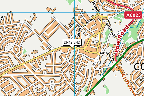 DN12 3ND map - OS VectorMap District (Ordnance Survey)