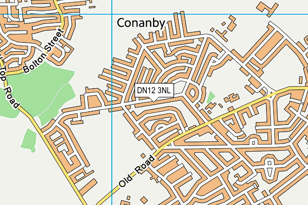 DN12 3NL map - OS VectorMap District (Ordnance Survey)