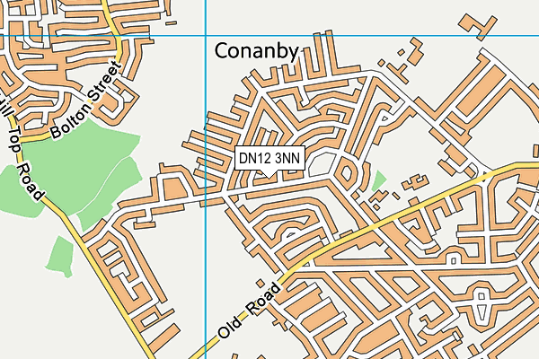 DN12 3NN map - OS VectorMap District (Ordnance Survey)