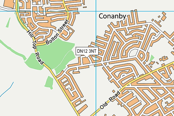 DN12 3NT map - OS VectorMap District (Ordnance Survey)