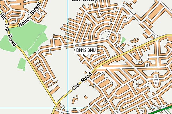 DN12 3NU map - OS VectorMap District (Ordnance Survey)