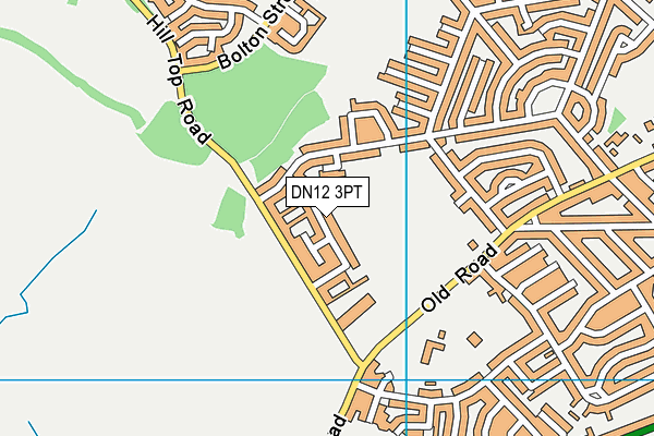 DN12 3PT map - OS VectorMap District (Ordnance Survey)