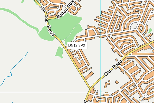 DN12 3PX map - OS VectorMap District (Ordnance Survey)