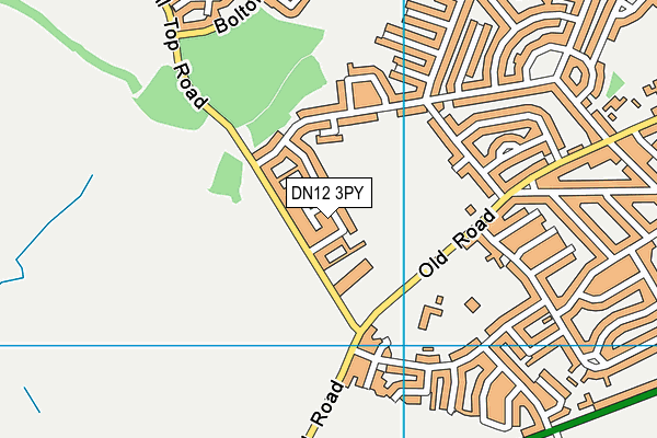 DN12 3PY map - OS VectorMap District (Ordnance Survey)