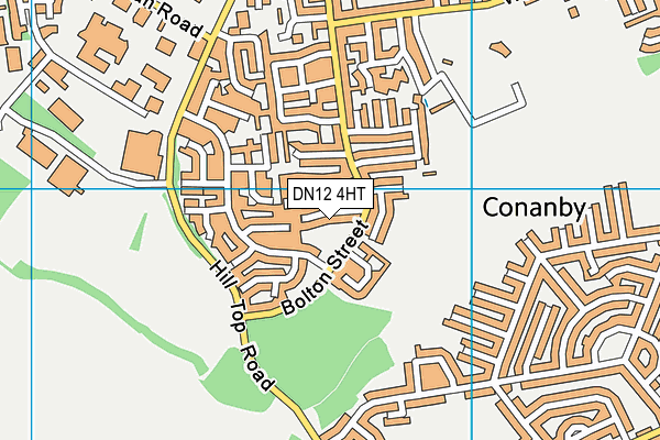 DN12 4HT map - OS VectorMap District (Ordnance Survey)