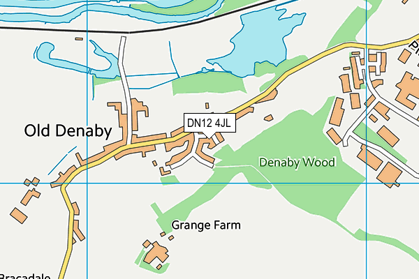 DN12 4JL map - OS VectorMap District (Ordnance Survey)