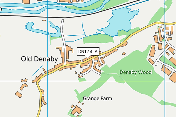 DN12 4LA map - OS VectorMap District (Ordnance Survey)