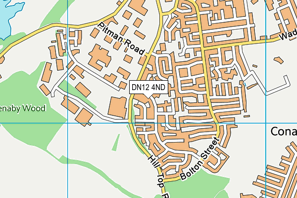 DN12 4ND map - OS VectorMap District (Ordnance Survey)