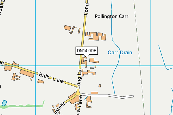 Map of OGS LANDSCAPING LTD at district scale