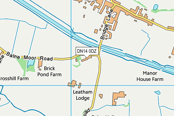 Pollington-Balne Church of England Primary School map (DN14 0DZ) - OS VectorMap District (Ordnance Survey)