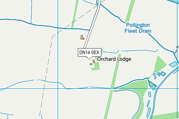 DN14 0EX map - OS VectorMap District (Ordnance Survey)