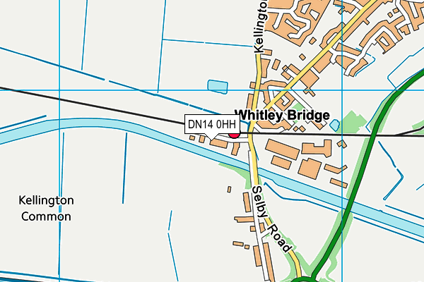 DN14 0HH map - OS VectorMap District (Ordnance Survey)