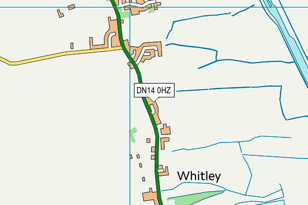 DN14 0HZ map - OS VectorMap District (Ordnance Survey)