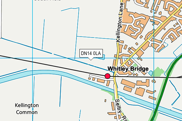 DN14 0LA map - OS VectorMap District (Ordnance Survey)