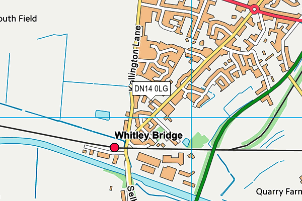 DN14 0LG map - OS VectorMap District (Ordnance Survey)