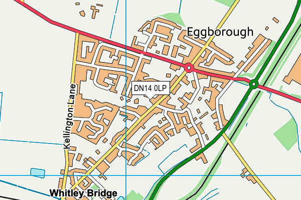 DN14 0LP map - OS VectorMap District (Ordnance Survey)