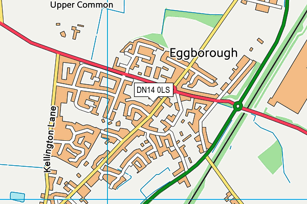 DN14 0LS map - OS VectorMap District (Ordnance Survey)