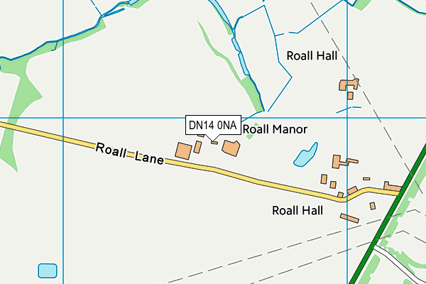 DN14 0NA map - OS VectorMap District (Ordnance Survey)