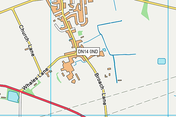 DN14 0ND map - OS VectorMap District (Ordnance Survey)