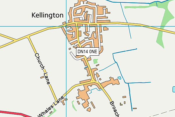 DN14 0NE map - OS VectorMap District (Ordnance Survey)