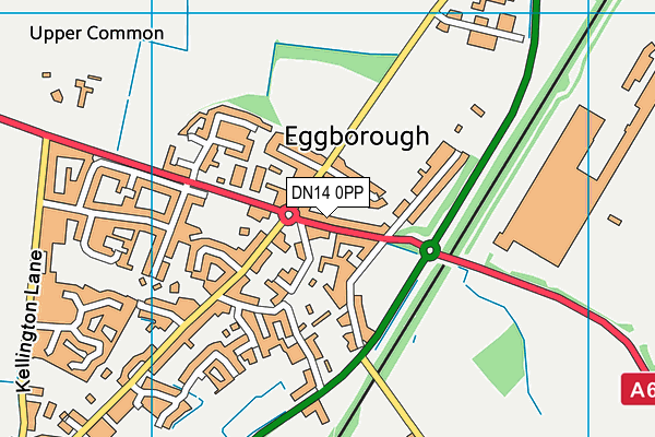 DN14 0PP map - OS VectorMap District (Ordnance Survey)