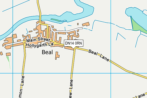 DN14 0RN map - OS VectorMap District (Ordnance Survey)