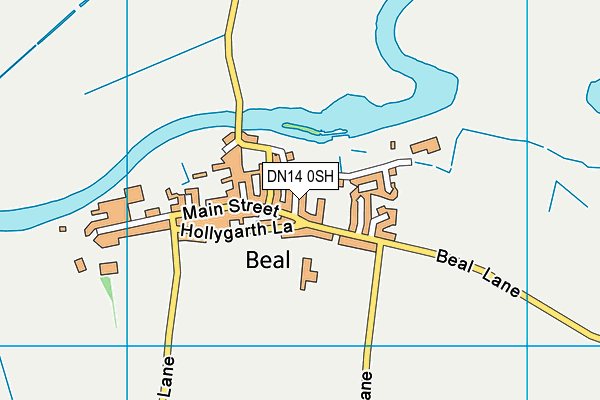 DN14 0SH map - OS VectorMap District (Ordnance Survey)