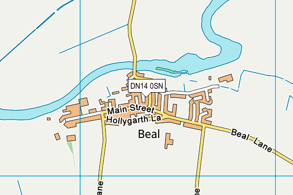 DN14 0SN map - OS VectorMap District (Ordnance Survey)