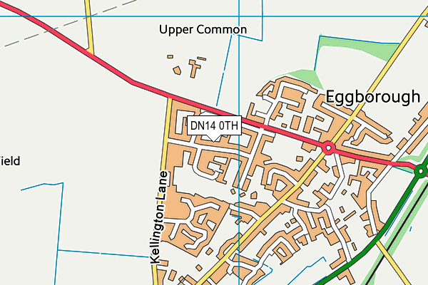 DN14 0TH map - OS VectorMap District (Ordnance Survey)