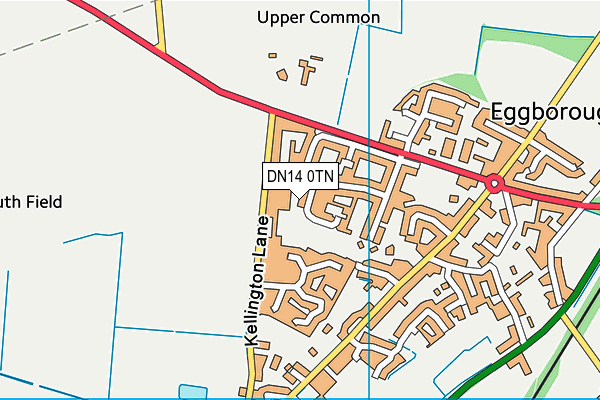 DN14 0TN map - OS VectorMap District (Ordnance Survey)