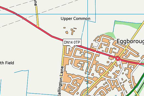 DN14 0TP map - OS VectorMap District (Ordnance Survey)