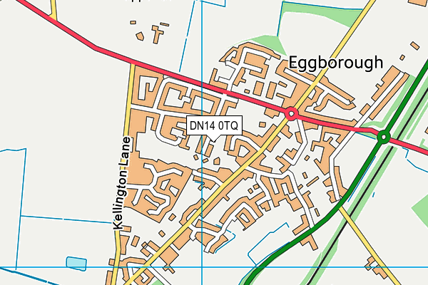 DN14 0TQ map - OS VectorMap District (Ordnance Survey)