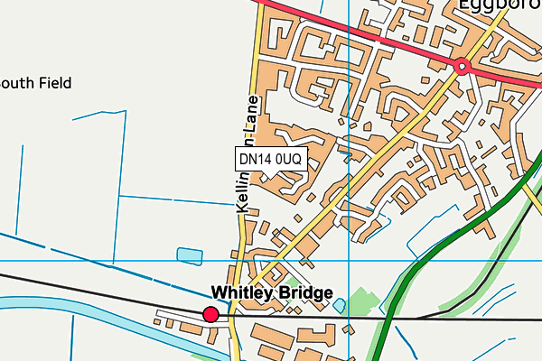 DN14 0UQ map - OS VectorMap District (Ordnance Survey)