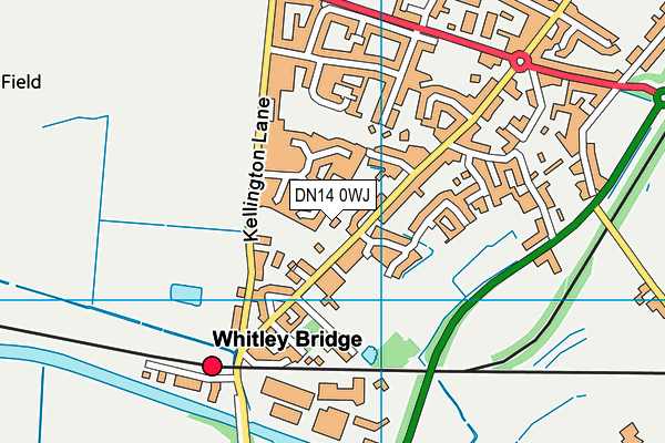 DN14 0WJ map - OS VectorMap District (Ordnance Survey)