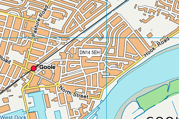 DN14 5EH map - OS VectorMap District (Ordnance Survey)