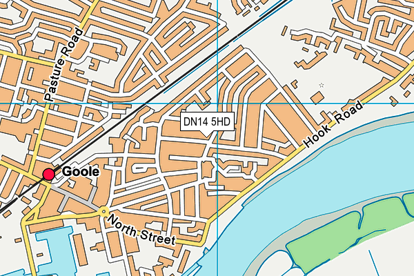 DN14 5HD map - OS VectorMap District (Ordnance Survey)