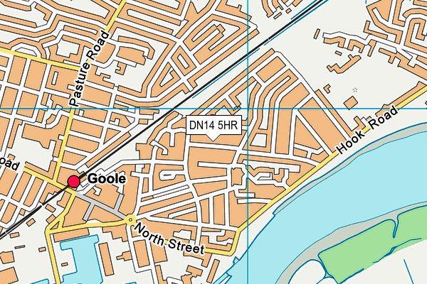 DN14 5HR map - OS VectorMap District (Ordnance Survey)