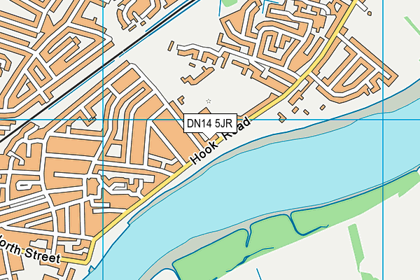 DN14 5JR map - OS VectorMap District (Ordnance Survey)