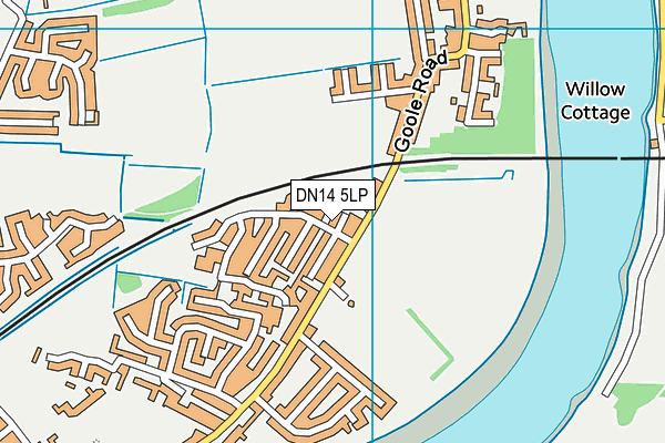 DN14 5LP map - OS VectorMap District (Ordnance Survey)
