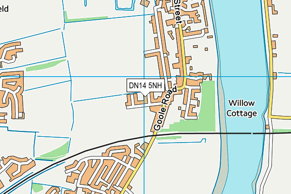 DN14 5NH map - OS VectorMap District (Ordnance Survey)
